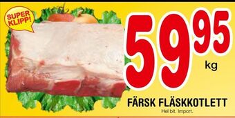 Nya Pulsen Färsk fläskkotlett erbjuda
