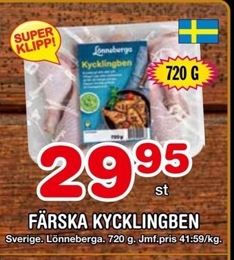 Nya Pulsen Färska kycklingben erbjuda