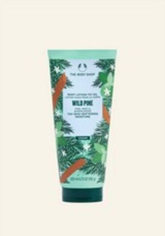 The Body Shop Wild pine body lotion-to-oil erbjuda