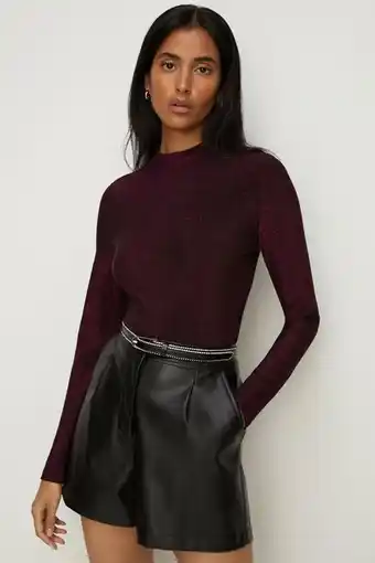 Oasis Shimmer long sleeve top erbjuda