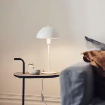 Bordslampa sofi mattvitjuus