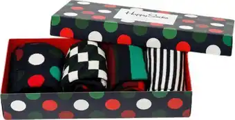 Holiday big dot 4-pack gift box red