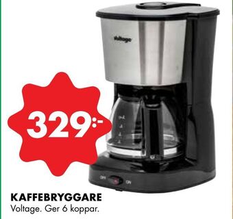 ÖoB Kaffebryggare erbjuda