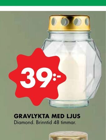 ÖoB Gravlykta med ljus erbjuda