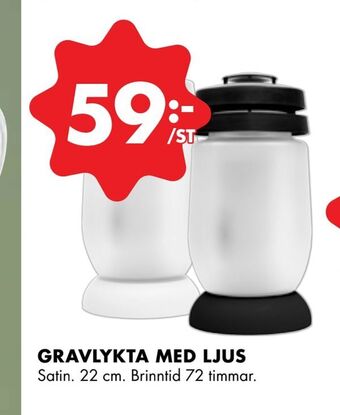 Gravlykta med ljus