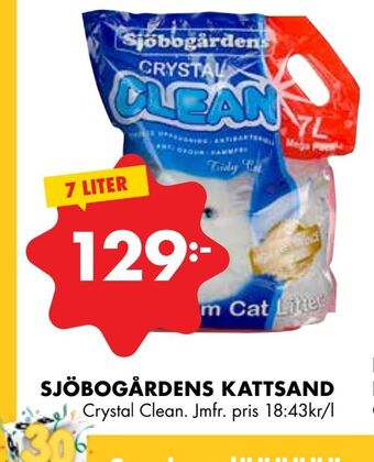 ÖoB Sjöbogårdens kattsand erbjuda