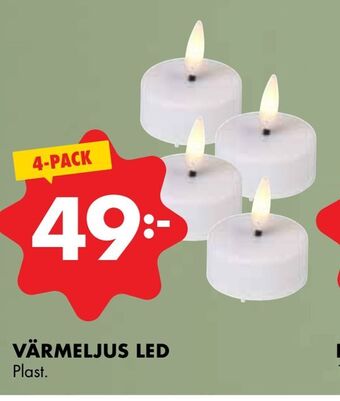 ÖoB Värmeljus led erbjuda