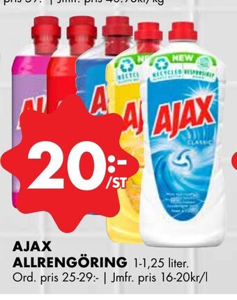 ÖoB Ajax allrengöring erbjuda