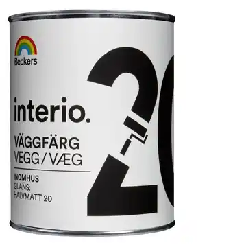 K-rauta Väggfärg beckers interio 20 antikvit 1l erbjuda