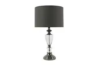 Luxo crystal bordslampa mörkgrå