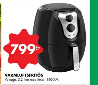 ÖoB Voltage fritös erbjuda