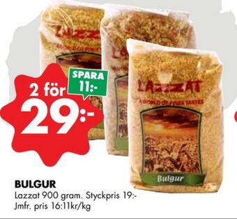 ÖoB Lazzat bulgur erbjuda