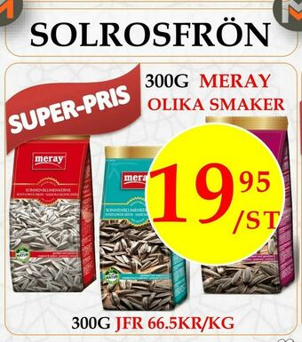 Matmixen Solrosfrön erbjuda