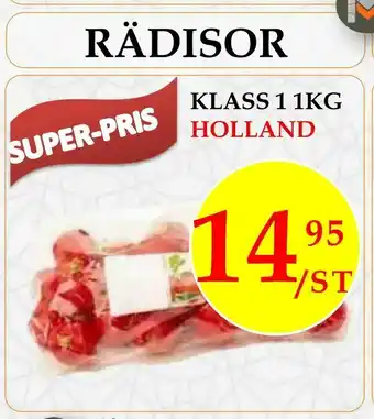 Matmixen Rädisor erbjuda