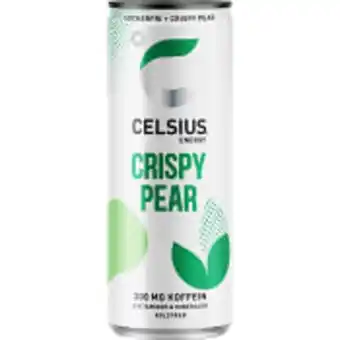 ICA Maxi Energidryck crispy pear 35,5cl celsius erbjuda