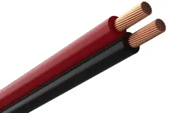Amokabel, bil- och högtalarkabel 10 m, rkub 2x6 mm2