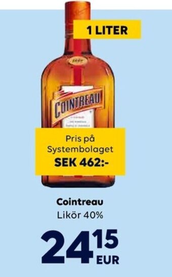 Border Shop Cointreau Likor 40 % erbjuda