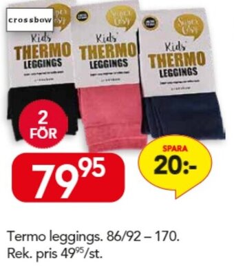Bo Ohlsson Termo leggings 86/92 -170 erbjuda