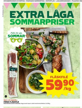Coop Extra Färsk fläskfilé erbjuda