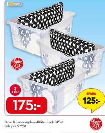 Bo Ohlsson Store It Förvaringsbox 40 liter erbjuda
