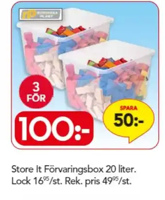 Bo Ohlsson Store It Förvaringsbox 20 liter erbjuda