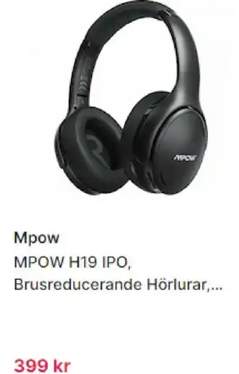 CDON MPOW H19 IPO, Brusreducerande Hörlurar erbjuda
