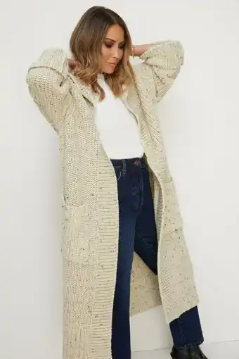 Oasis Rachel stevens premium 100% wool oversized coatigan erbjuda