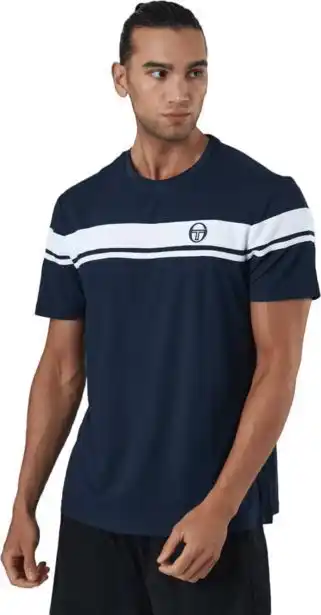 Sportamore Young line pro t-shirt navy/white erbjuda