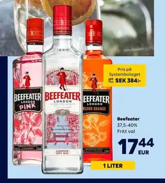Border Shop Beefeater 37.5-40% erbjuda