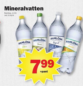 Pekås Mineralvatten erbjuda