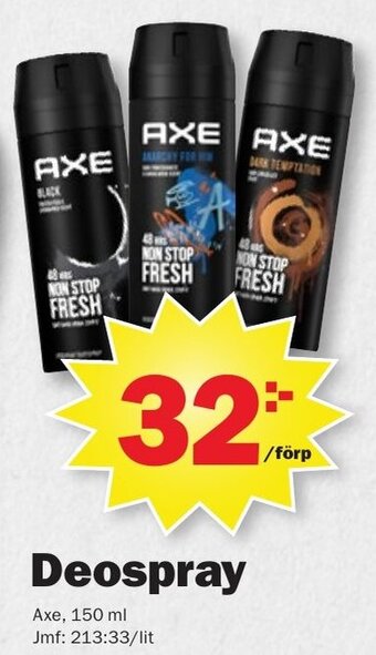 Pekås Deospray erbjuda