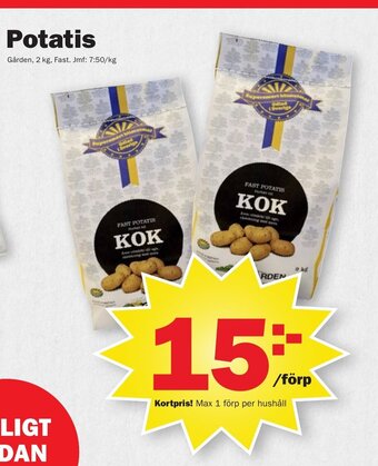 Pekås Potatis erbjuda