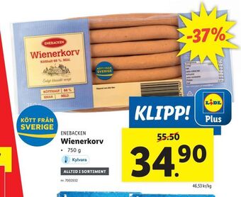 Lidl Wienerkorv erbjuda