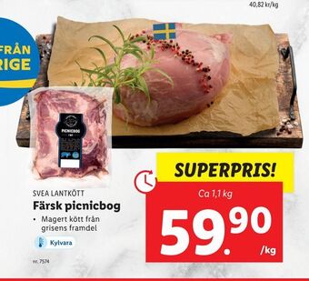 Lidl Färsk picnicbog erbjuda