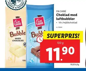 Lidl Choklad med luftbubblor erbjuda
