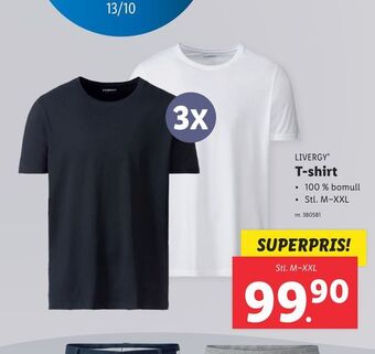 Lidl T-shirt erbjuda