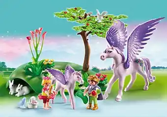 5478 kongelige børn med pegasus og baby