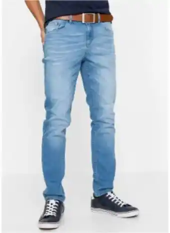 Bonprix Stretchjeans, normal passform, avsmalnande ben erbjuda