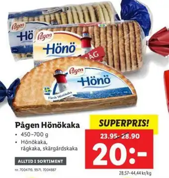 Pågan Hönökaka 450-700g