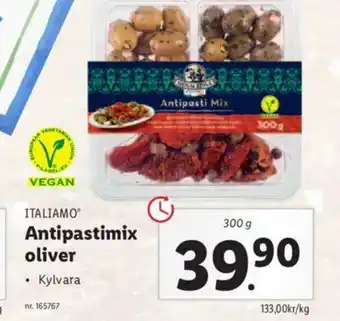Lidl Italiamo Antipastimix oliver 300g erbjuda