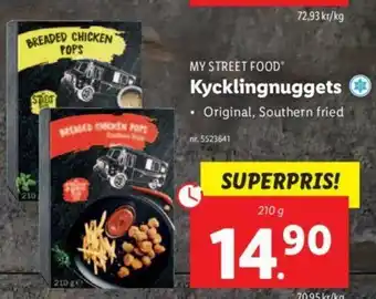 Lidl Kycklingnuggets 210g erbjuda