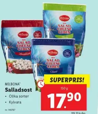 Lidl Milbona Salladsost 150g erbjuda