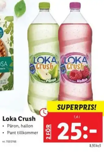 Lidl Loka Crush 1,4L erbjuda