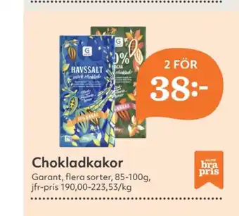 Mörk choklad havsalt chokladkaka