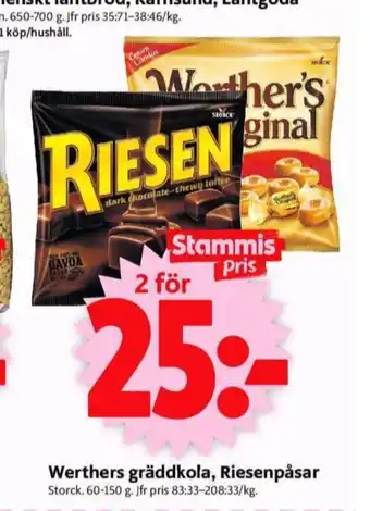 Riesen godispåsar