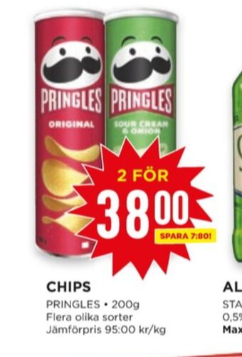 Willys Pringles chips erbjuda