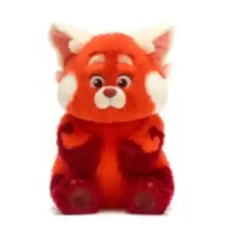 Disney store mei lee red panda large soft toy, turning red