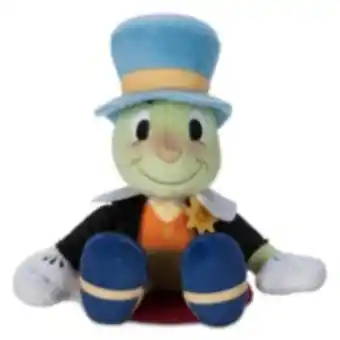 Disney store jiminy cricket shoulder soft toy, pinocchio