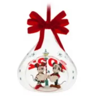 Disney store mickey and minnie 2022 vintage christmas hanging ornament