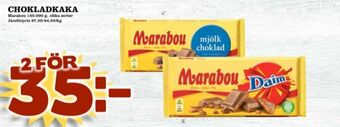 Matdax Marabou chokladkaka erbjuda